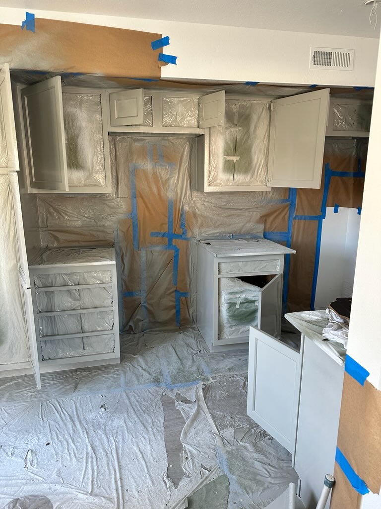 cabinet painting